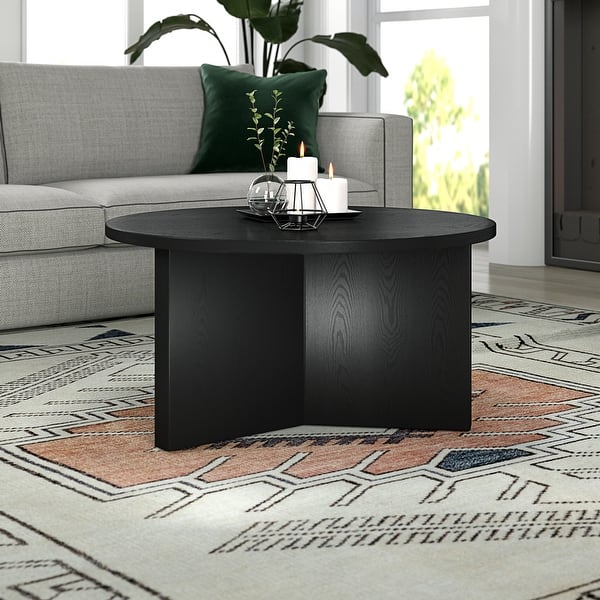 Anders 32" Wide Round Coffee Table - Bed Bath & Beyond - 36856249
